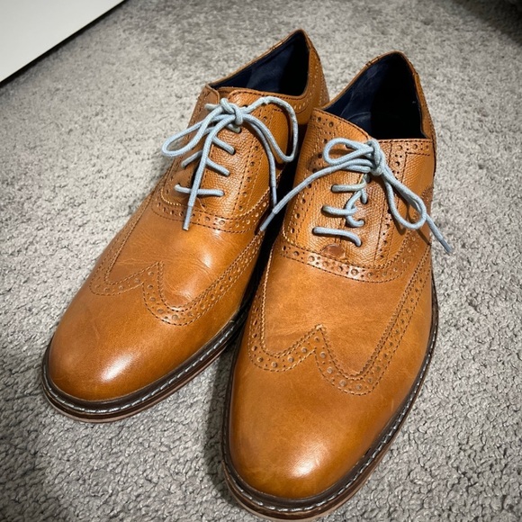 Men's Cole Haan Colton Winter Wingtip Oxford Dress Shoes - Picture 2 of 9